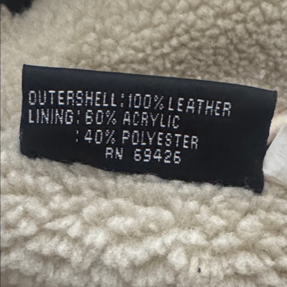 Vintage Wilsons Leather Pelle Studio Shearling Long Coat Brown Size Large - Picture 10 of 10
